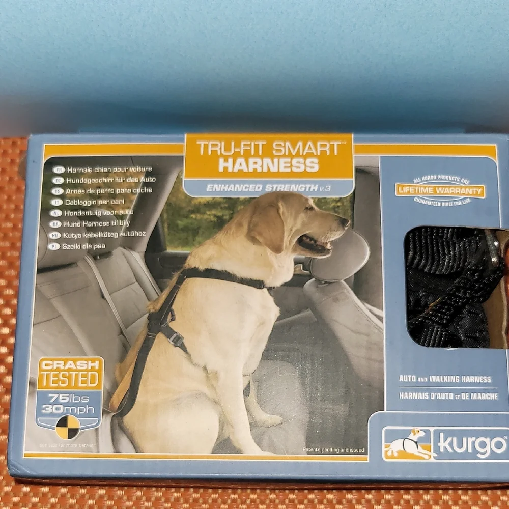 Kurgo Black Dog Harness for Secure Walks